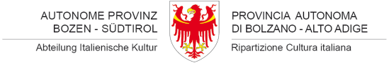 Provincia autonoma di Bolzano - Ripartizione Cultura